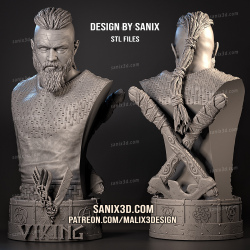 Ragnar Lothbrok - Büste
