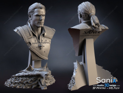 WITCHER - Büste